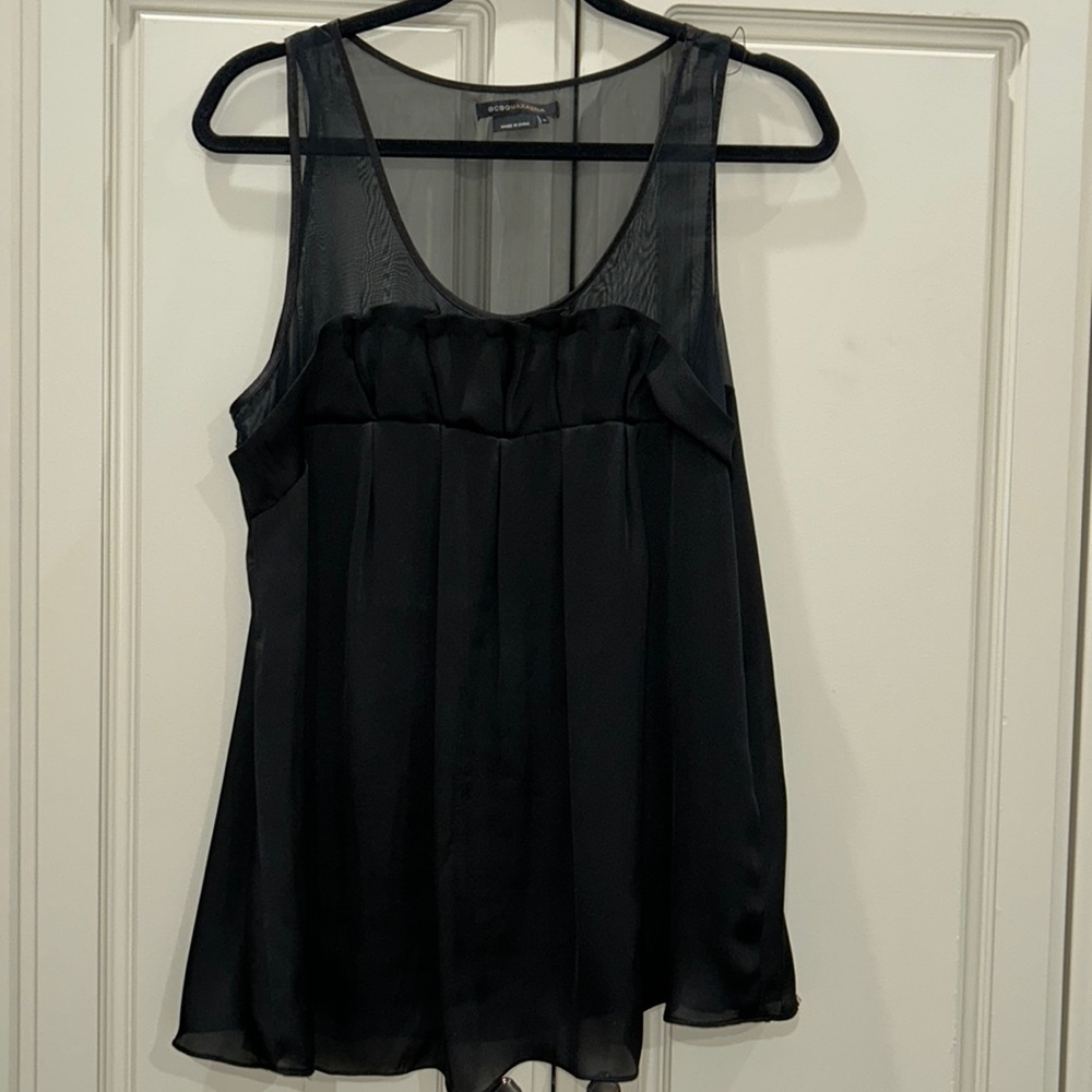 BCBGMAXAZRIA Satin top